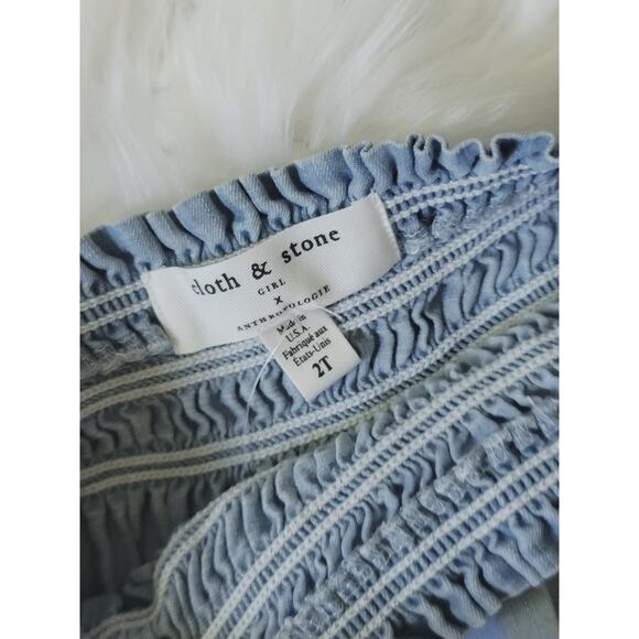 NWT Cloth & Stone Sweet Chambray Romper - 2T - Picture 8 of 8